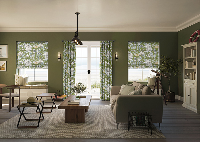 Lavish, Moss - Twist&Fit Roman Blind - Image 9